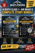 Alberta Class 1 + Air Brake Q Complete Study Bundle – 2026