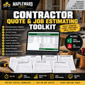 Contractor Quote & Job Estimating Toolkit – Excel Calculator + Printable Forms